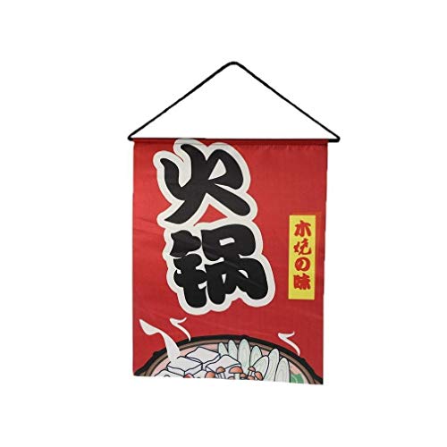 lachineuse Wall Panel, Cotton plastic fabric, Fondue Red, 42x33 cm