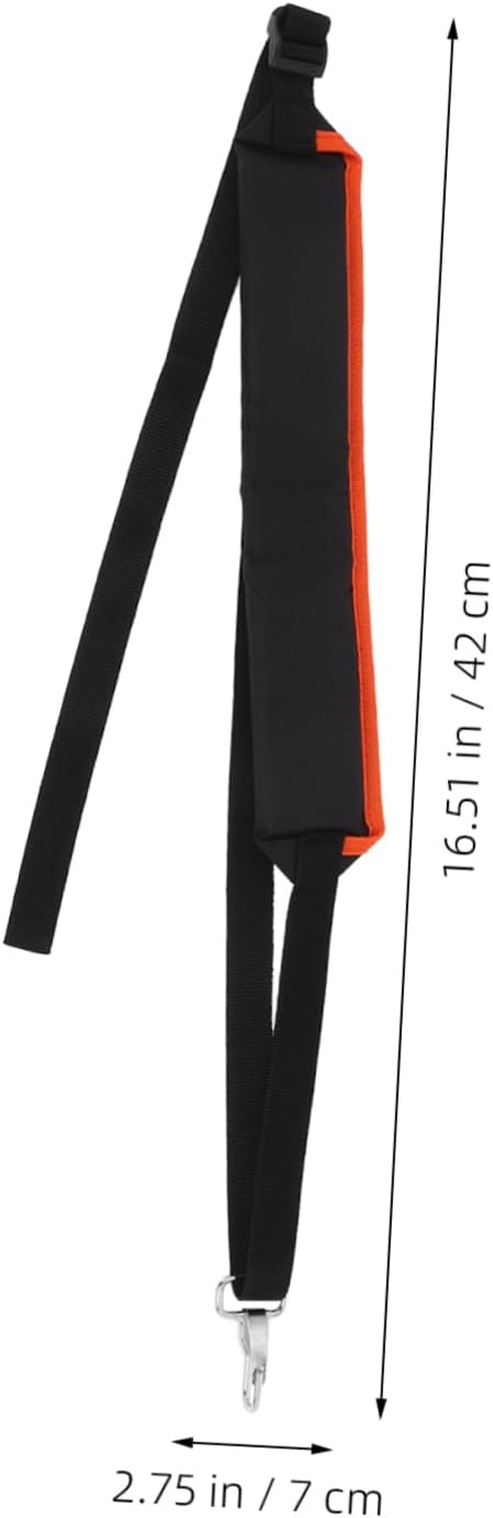 VANZACK Adjustable Lawn Mower Shoulder Strap for Grass Trimmer, Black Cloth image 2