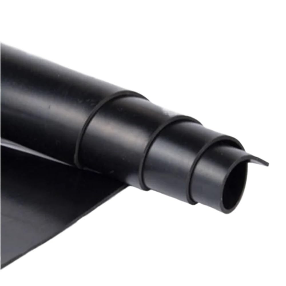 Kwadratowa blacha gumowa NBR o wymiarach 500 mm x 500 mm, czarna, grubość 1-5 mm, do uszczelek DIY(4mm)
