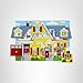 Melissa & Doug Around The House Sound Puzzle - Wooden Peg Puzzle (8 pcs)