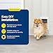 PetSafe Plastic Pet Door - Easy Install for Wood, PVC Metal & Paneled Doors - Rust-Free Plastic Frame - Flap Dimensions 5 1/4