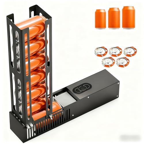 AZXILE Electric Can Crusher,8oz16oz&12oz Automatic Can Crusher, Automatic Can Eject,Can Fill 8 Cans at a Time, Heavy Duty Can Crushers for Recycling Aluminum Seltzer, Cola,Beer Bottles