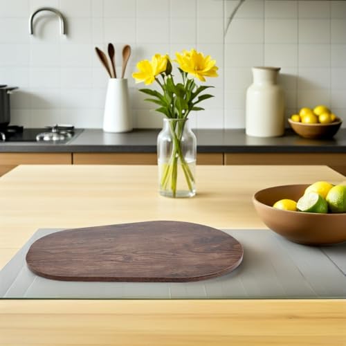 Base de madera para batidora de 6-7 qt Toyvian con esquinas redondeadas 7