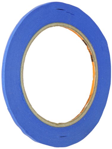 3M 2080 ScotchBlue Painters Tape – 0.125 in. (W) x 180 ft. (L) Masking Tape Roll for Low, Medium Adhesion. Tapes and Adhesives