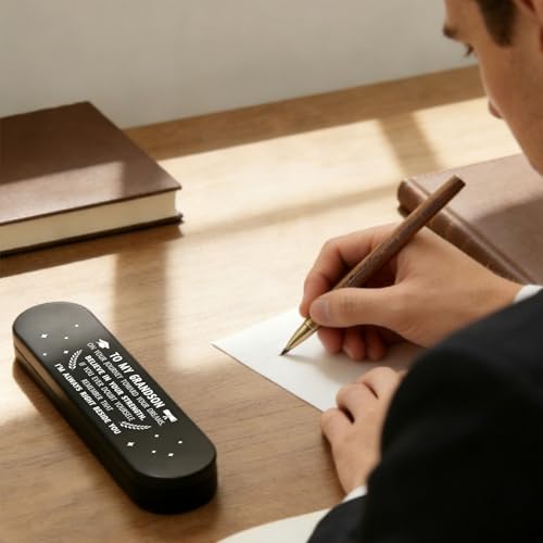 Set de Bolígrafo de Madera Grabado para Graduación miniatura 7