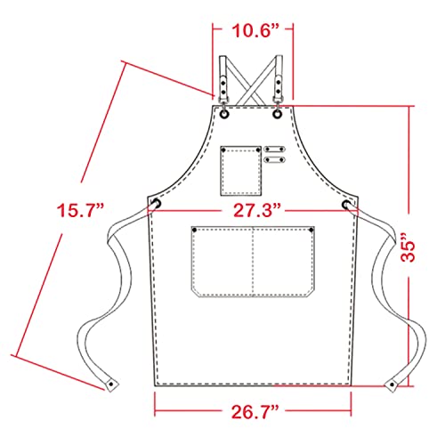 Carrotez Adjustable Over Sized Plus Size Canvas Apron With Pockets Men And Women Aprons #TOP1