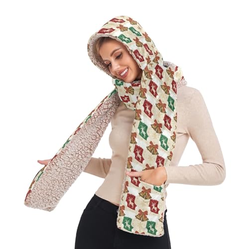 Foulards d'hiver pour femme style pashmina pour protéger tête et mains