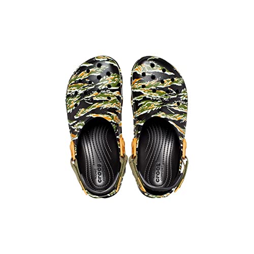 Sandália crocs classic all terrian camo clog black/multi - 41