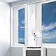 400CM Klimaanlage Fensterabdichtung mit Manschetten, Universal Flügelfenster Fensterabdichtung Klimaanlage Set Tragbares Fensterabdichtung für Mobile Klimageräte und Wäschetrockner