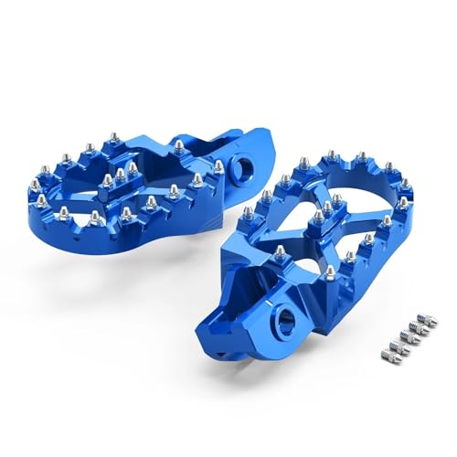 Pédale EXC 300 repose-pieds moto cross Husqvarna TE FE 350 450 501 bleu