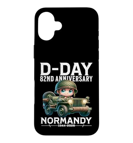 D-day 2026 82nd Anniversary Normandy D-Day Omaha Beach 1944 �X�}�z�P�[�X iPhone 16 Plus �p