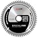 Produktbild Saxton Kreissägeblatt für Akku-Kreissägen, 165 mm Durchmesser, 60 Zähne, TCT, schmale Schnittfuge, für Dewalt, Makita, Ryobi, Bosch