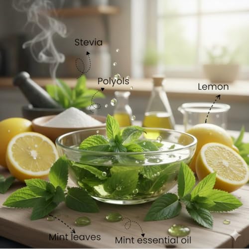 Image of Vistevia Sugar Free Mojito Syrup, Diabetic and Keto Friendly - Sweetened Naturally With Stevia 500ML