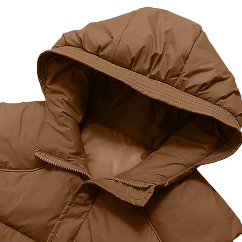 Girls Puffer Vest Quilted Hooded Warm Vests Sleeveless Oversized Lightweight Outerwear Padded Winter Jackets Coat3