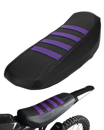 NACORE Dirt Bike Seat Cover Gripper Rubber Cover Seat for Sur Ron X/S Electric Dirt Bike, Purple