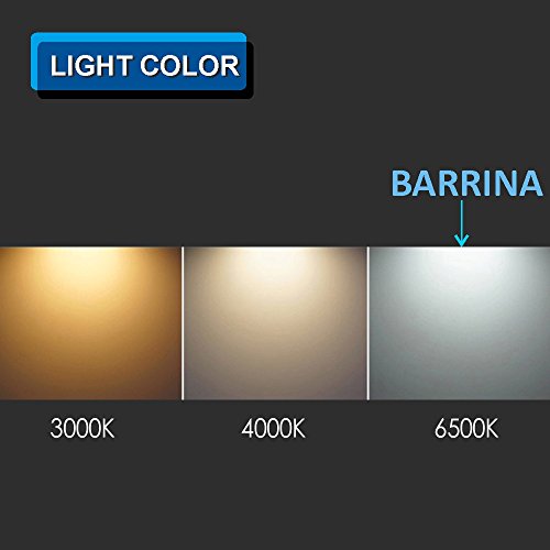Barrina Led T5 Integrated Single Fixture, 4Ft, 2200Lm, 6500K (Super Bright White), 20W, Utility Shop Light, Ceiling And Under Cabinet Light, Grow Light With Built-In On/Off Switch #TOP6
