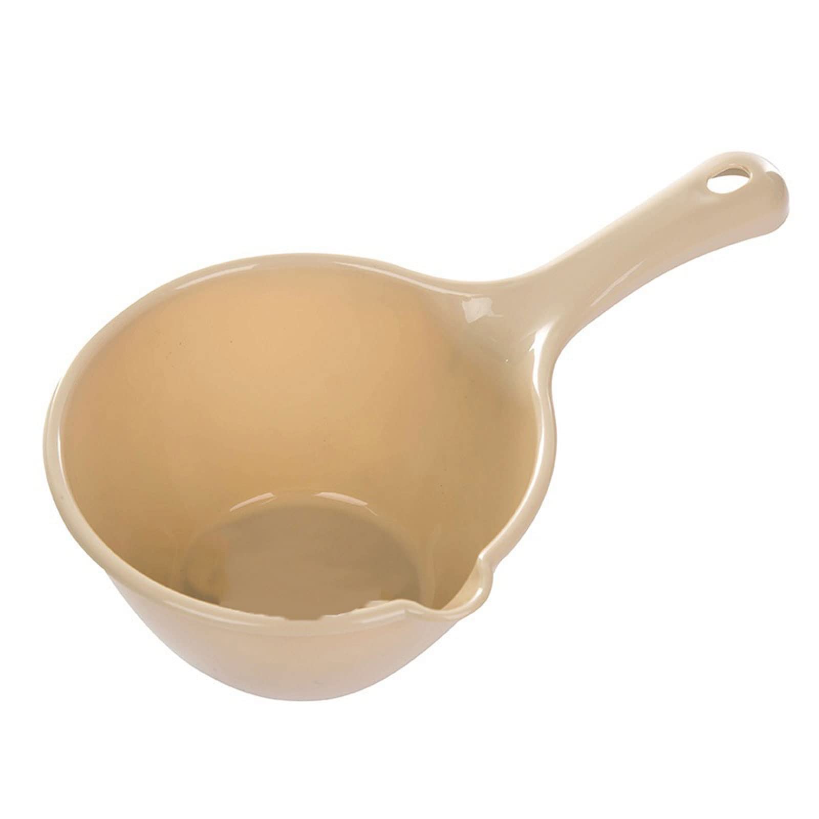 Kuchenna plastikowa pogrubiona łyżka do wody długi uchwyt łyżka do wody chochla plastikowa łyżka do kąpieli (kolor: khaki)