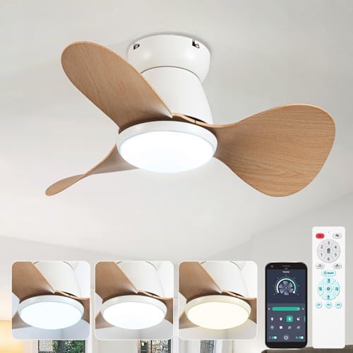 Lampadario Con Ventilatore Da Soffitto - 3 Pale, Luce LED, Telecomando, 6 Velocità, 61 Cm - Foto 13