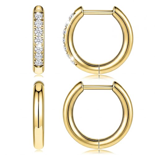 6ixGosh G23 Gold Titanium Huggies