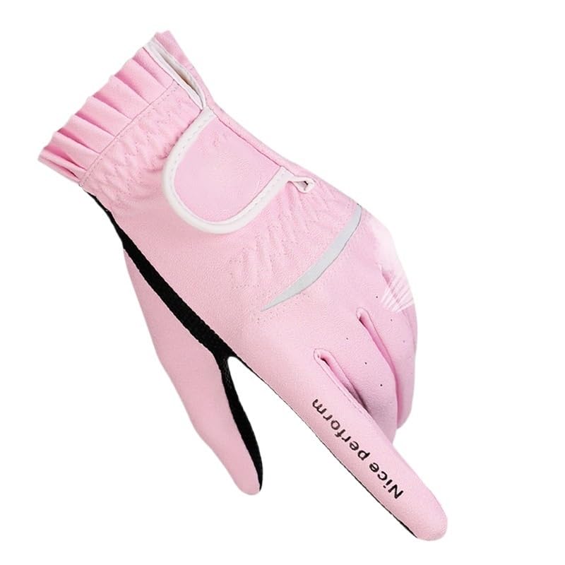 Guanti Da Golf Guanti da golf 2 paia for donna Golf traspirante con particelle antiscivolo Accessorio for uso sportivo a mano