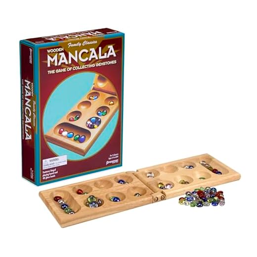 Pressman 4426-06 Mancala in Faltbox Spiele, Mehrfarbig, 1 Packung