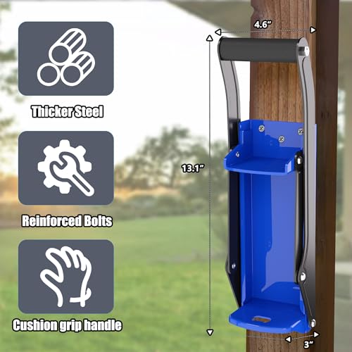 KANBOL Heavy Duty Can Smasher Wall Mounted, 16oz 12oz Can Crusher for Recycling,Aluminum Can Crusher Smasher-U2