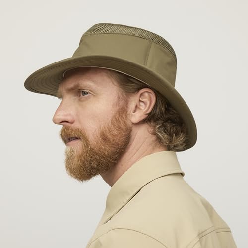 Image of Tilley LTM5 Airflo Medium Brim Hat - Ultralight, Buoyant & Breathable, UPF 50+ Sun Protection, Water-Resistant
