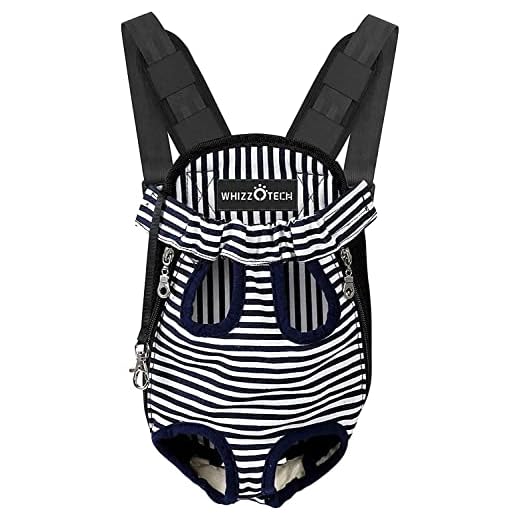Whizzotech Pet Carrier Backpack, Stripe, Small