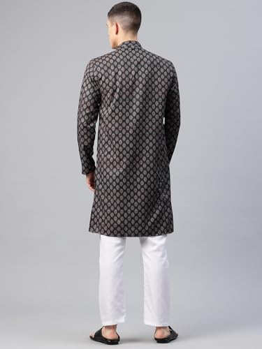 Image of Luxrio Kurta Set for Men Cotton Blend Kurta with Pyjama Set Ethnic Set