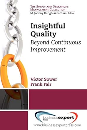 Insightful Quality: Beyond Continuous Improvement UK ed. Edition book cover