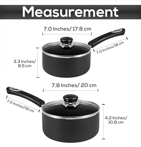 Utopia Kitchen Nonstick Stock Pot Set thumbnail 2