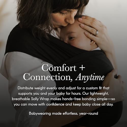 image for Solly Baby Wrap, Buttery-Soft Baby Carrier Newborn to Toddler 8-25 Lbs