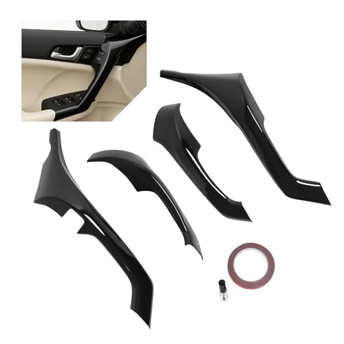 JMTAAT Door Armrest Cover Trim Compatible with 2009-2014 Acura TSX Door