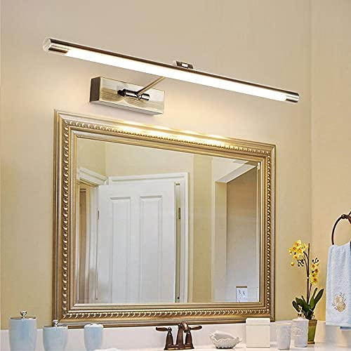 Lámpara frontal de espejo de baño minimalista con tecnología LED integrada 2