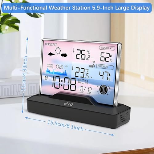 Réveil calendrier météo idéal pour optimiser la chambre - 7