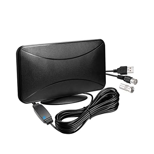 Bingfu Antenne TV TNT Interieur Extérieure HDTV Numérique Terrestre avec Répéteur/Amplificateur de Signal Puissante Support Amovible Support 4K 1080P pour Réception Signal Appareils TNT DVB-T/DVB-T2