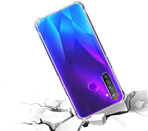 VALUEACTIVE Accessories For All Protective Anti Shockproof Back Cover Case for Realme 5 Pro (Transparent)