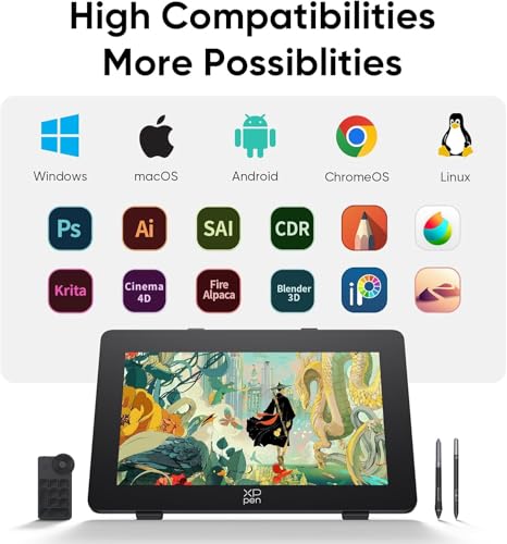 Image of XPPen Artist Pro 24 (Gen2) 165Hz 23.8-inch, Full-Laminated Screen, X3 Pro Roller and Slim Stylus, 16384 Pressure Levels, Bluetooth Express Key Remote, Supports Mac /Windows /Linux /Android