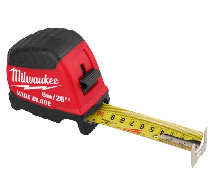 Milwaukee 4932499206 GEN II - Cinta métrica de hoja ancha (8 m)