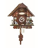  Trenkle Kuckulino Schwarzwalduhr Schwarzwaldhaus mit Quarzwerk und Kuckuckruf TU 2033 PQ