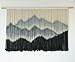 IOWER Macrame Wall Hanging Mountain Dip-Dyed Macrame Wall Decor Large Modern Fiber Art Boho Wall Decor 57