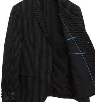 【最終価格】　パーフェクトスーツファクトリー　3ピース　高級生地　ブラック　春夏 春夏新作』セパレートベストスリーピーススーツ！｜パーフェクト