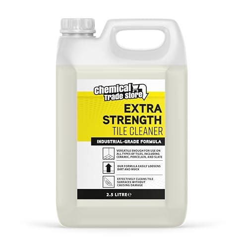 Chemical Trade Store - Tile Cleaner - Cleaning Solution for Porcelain Ceramic & Natural Stone Floors Powerful Dirt Removal - 2.5 Litre