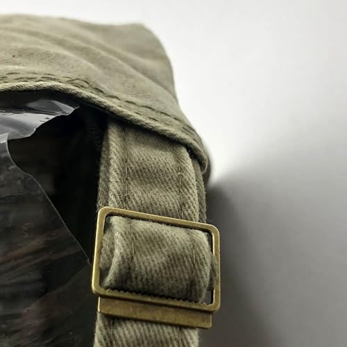 Boné Masculino Estilo Beisebol Vintage de Algodão com Aba Curva (Bege)