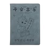 SUPVOX Geburtsurkunden Schutzhülle aus Blauem Kunststoff...