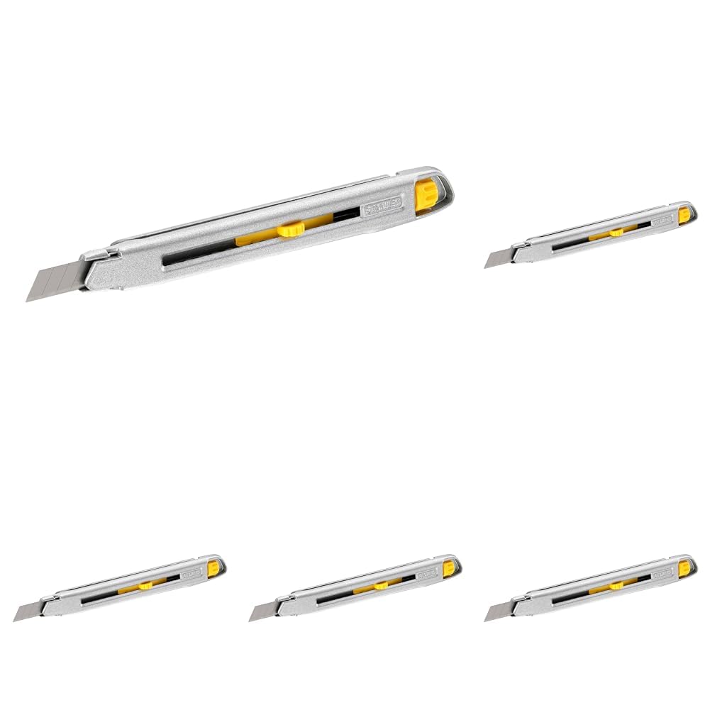 STANLEY 0-10-095 CUTTER INTERLOCK 9 mm (Confezione da 5)