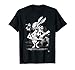 Wei&szlig;er Hase Party Kost&uuml;m Alice im Wunderland Hase Kaninchen T-Shirt