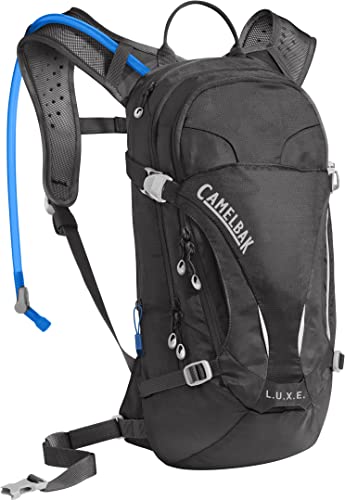 CamelBak Women’s L.U.X.E. Mountain Bike Hydration Backpack - Easy Refill Hydration Backpack, 100oz, Black