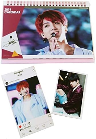 BTS 2019-2020 Photo Desk Calendar + BTS Instagram Photo + Photo Sticker (Seoulmate) (Jungkook)
