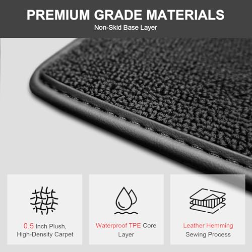IKABEVEM Superior Carpet Floor Mats for 2013-2016 Dodge Dart, All-Weather Waterproof Anti-Slip by IKABEVEM - Used condition - Image 8